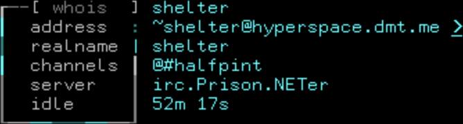 Doot: Nitestar whois theme from XiRCON + kano.tcl